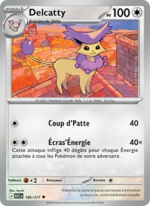 Carte Pokémon Delcatty 166/295 — Héros Transcendants