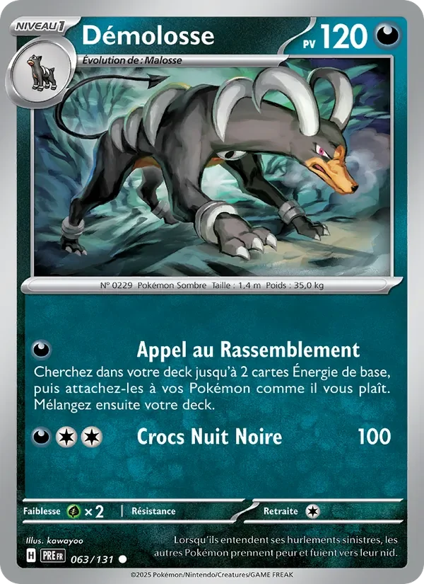 Carte Pokémon Démolosse 063/131 — Évolutions Prismatiques