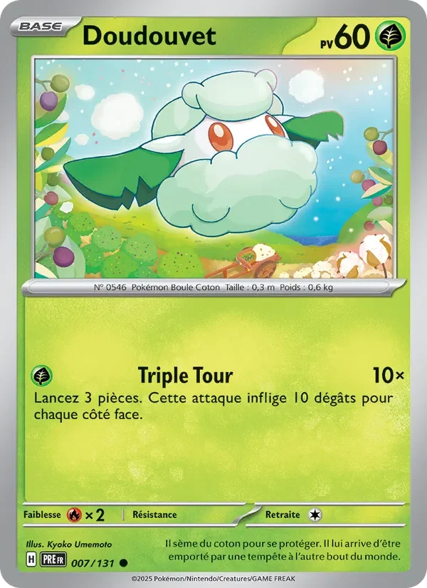 Carte Pokémon Doudouvet 007/131 — Évolutions Prismatiques