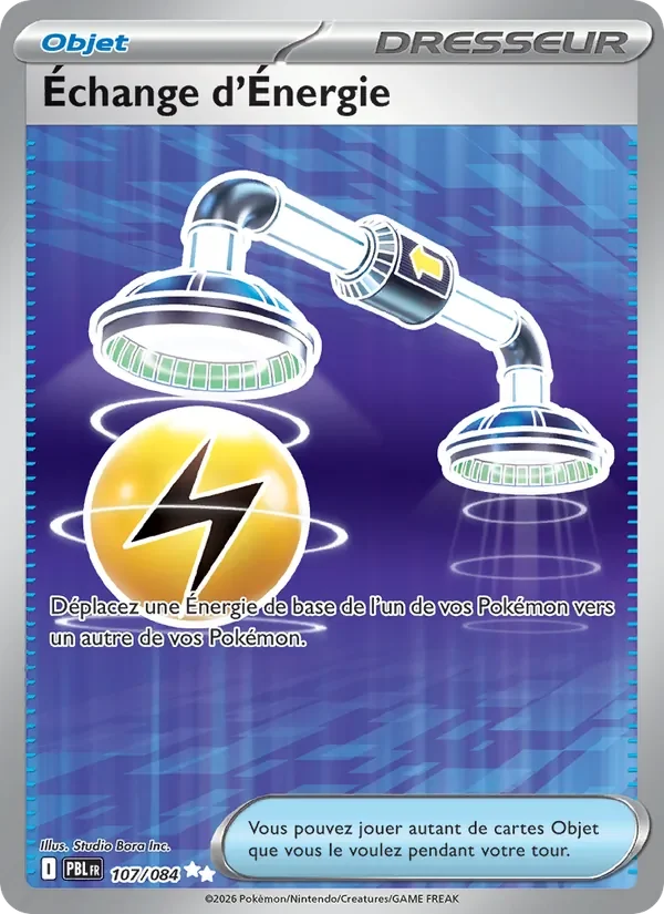 Carte Pokémon Échange d'Énergie 107/120 — Nuit Noire