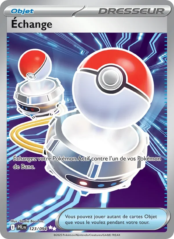 Carte Pokémon Échange 123/094 — Flammes Fantasmagoriques