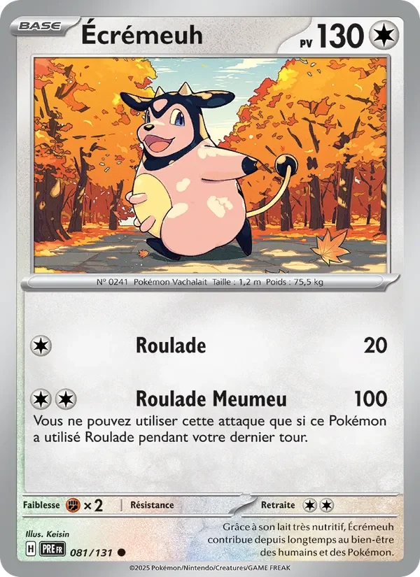 Carte Pokémon Écrémeuh 081/131 — Évolutions Prismatiques