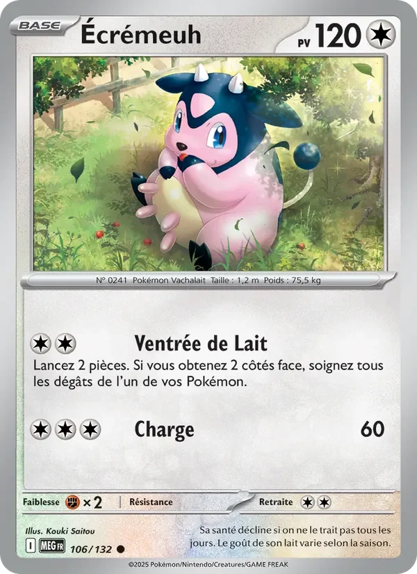 Carte Pokémon Écrémeuh 106/132 — Méga-Évolution