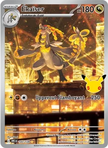 Carte Pokémon Ékaïser 143/128 du set 30e Anniversaire