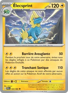 Carte Pokémon Élecsprint 024/120 — Nuit Noire