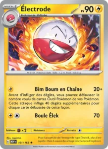 Carte Pokémon Électrode 101/165 — 151