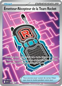 Carte Pokémon Émetteur-Récepteur de la Team Rocket 263/295 — Héros Transcendants