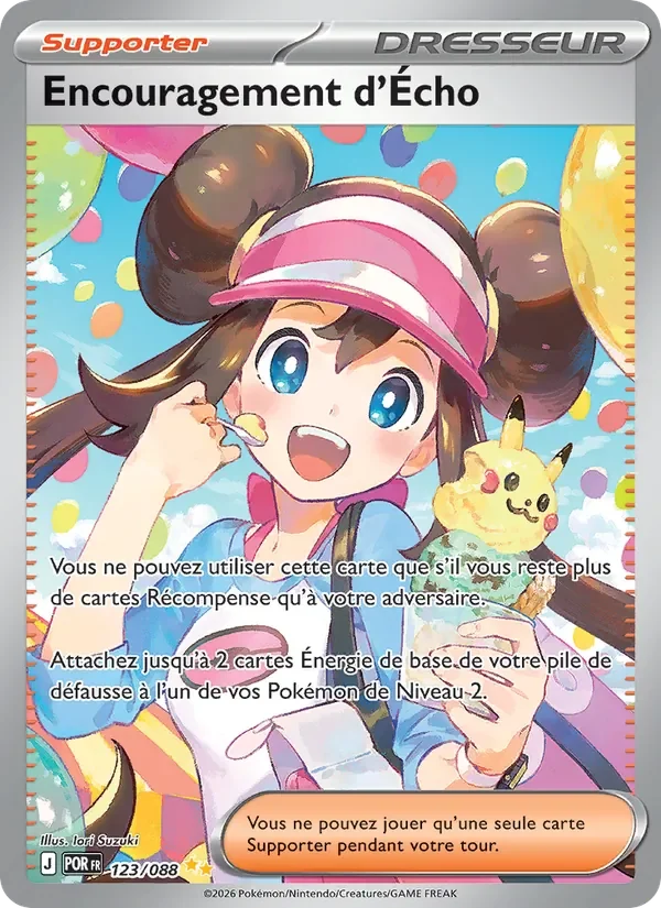 Carte Pokémon Encouragement d'Écho 123/124 — Équilibre Parfait