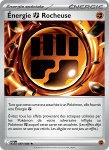 Carte Pokémon Énergie Fighting Rocheuse 087/124 — Équilibre Parfait