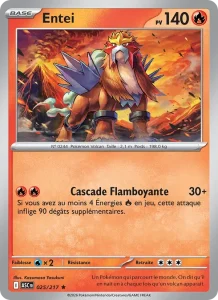 Carte Pokémon Entei 025/295 — Héros Transcendants