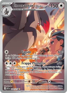 Carte Pokémon Étouraptor d'Okuba 249/295 — Héros Transcendants