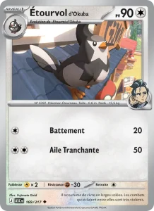 Carte Pokémon Étourvol d'Okuba 169/295 — Héros Transcendants
