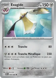 Carte Pokémon Exagide 058/124 — Équilibre Parfait
