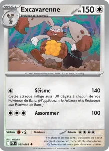Carte Pokémon Excavarenne 065/124 — Équilibre Parfait