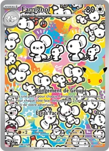 Carte Pokémon Famignol 146/128 du set 30e Anniversaire