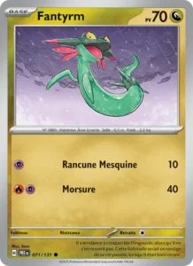 Carte Pokémon Fantyrm 071/131 — Évolutions Prismatiques