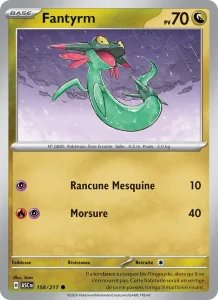 Carte Pokémon Fantyrm 158/295 — Héros Transcendants