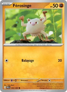 Carte Pokémon Férosinge 042/120 — Nuit Noire