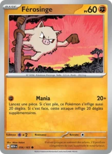 Carte Pokémon Férosinge 056/165 — 151