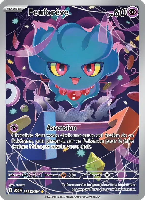Carte Pokémon Feuforêve 233/295 — Héros Transcendants