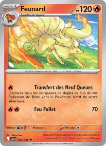 Carte Pokémon Feunard 009/122 — Chaos Ascendant