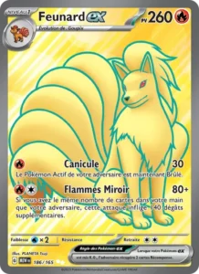 Carte Pokémon Feunard-ex 186/165 — 151