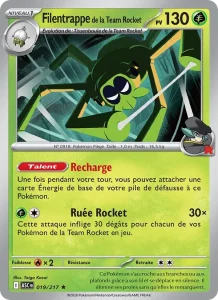 Carte Pokémon Filentrappe de la Team Rocket 019/295 — Héros Transcendants