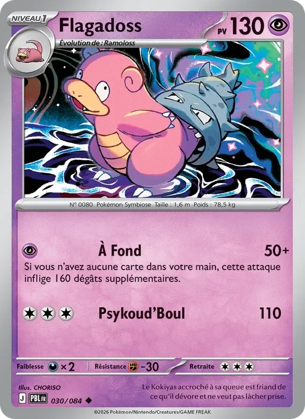 Carte Pokémon Flagadoss 030/120 — Nuit Noire