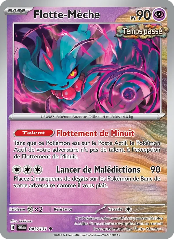 Carte Pokémon Flotte-Mèche 043/131 — Évolutions Prismatiques