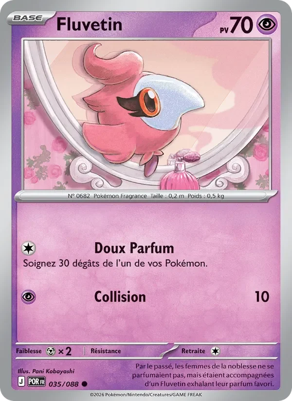 Carte Pokémon Fluvetin 035/124 — Équilibre Parfait