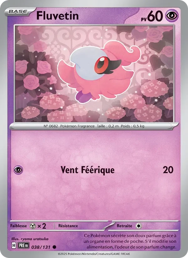 Carte Pokémon Fluvetin 038/131 — Évolutions Prismatiques