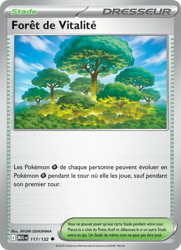 Carte Pokémon Forêt de Vitalité 117/132 — Méga-Évolution