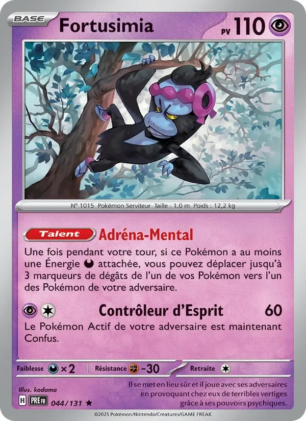 Carte Pokémon Fortusimia 044/131 — Évolutions Prismatiques