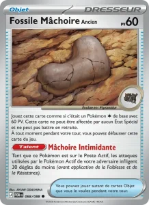Carte Pokémon Fossile Mâchoire Ancien 068/124 — Équilibre Parfait
