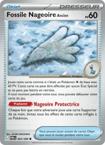 Carte Pokémon Fossile Nageoire Ancien 069/124 — Équilibre Parfait