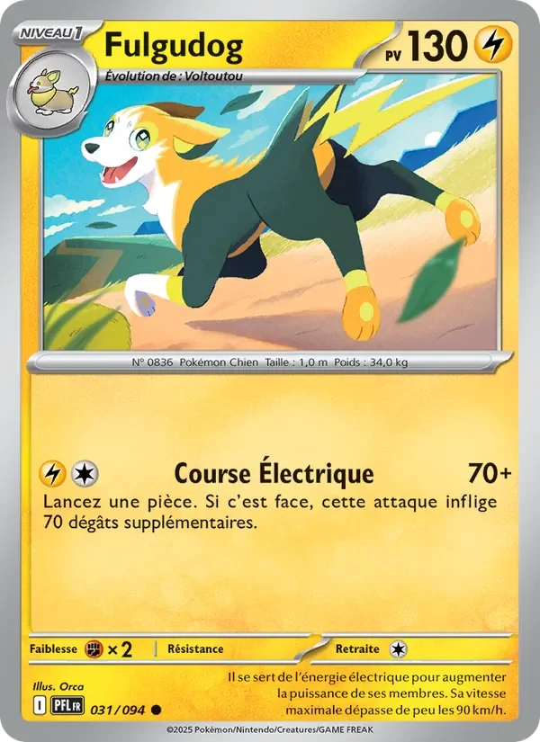 Carte Pokémon Fulgudog 031/094 — Flammes Fantasmagoriques