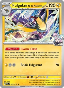 Carte Pokémon Fulgulairo de Mashynn 072/295 — Héros Transcendants