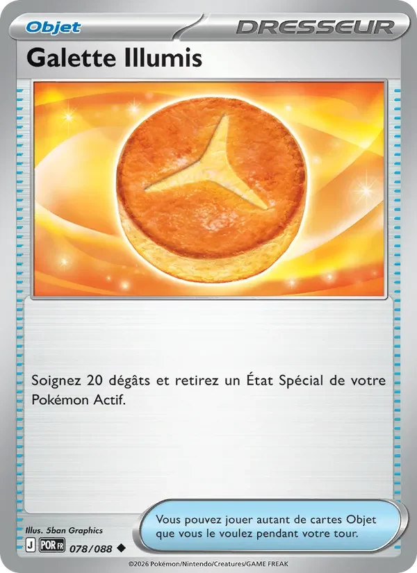 Carte Pokémon Galette Illumis 078/124 — Équilibre Parfait