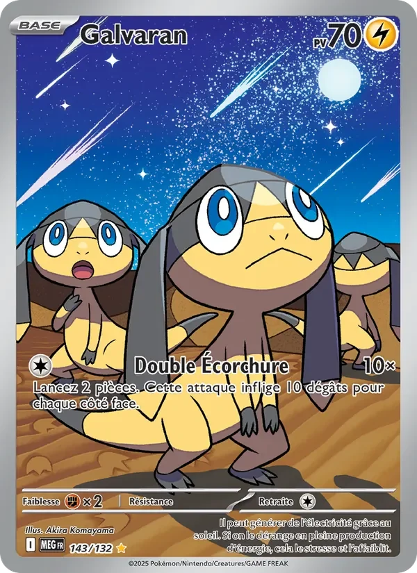 Carte Pokémon Galvaran 143/132 — Méga-Évolution