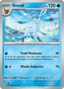 Carte Pokémon Givrali 025/131 — Évolutions Prismatiques