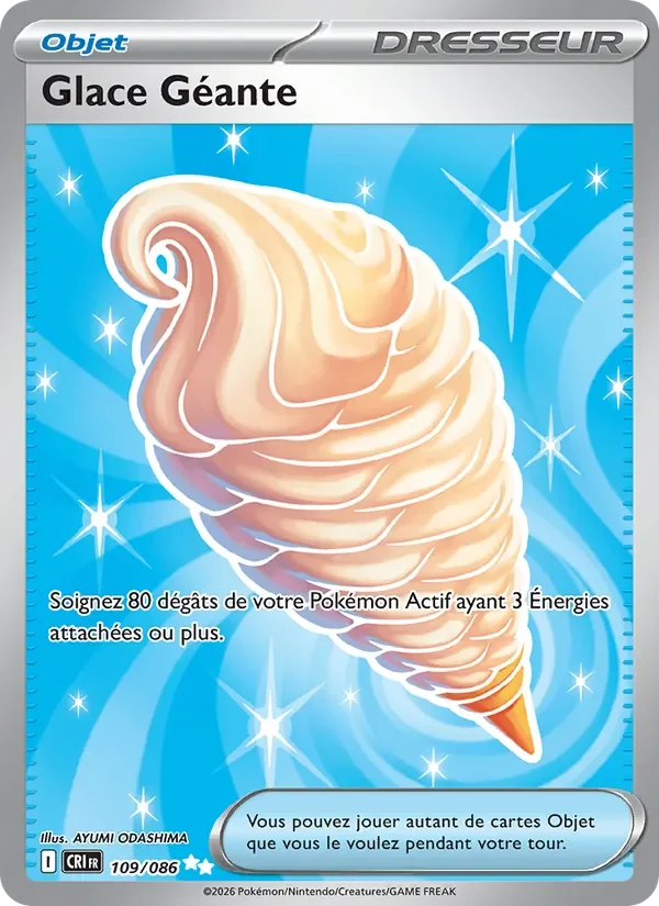 Carte Pokémon Glace Géante 109/122 — Chaos Ascendant