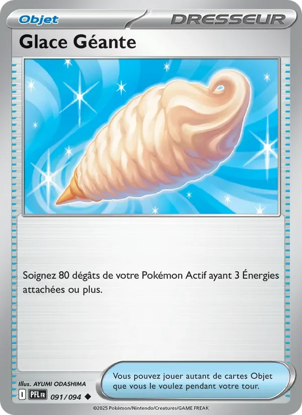 Carte Pokémon Glace Géante 091/094 — Flammes Fantasmagoriques