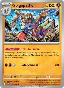 Carte Pokémon Golgopathe 043/124 — Équilibre Parfait