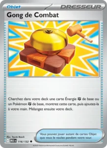 Carte Pokémon Gong de Combat 116/132 — Méga-Évolution