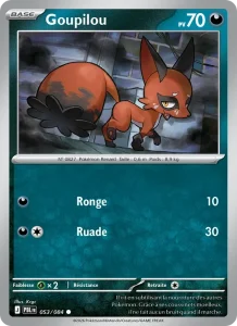 Carte Pokémon Goupilou 053/120 — Nuit Noire