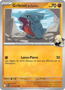 Carte Pokémon Griknot de Cynthia 109/295 — Héros Transcendants