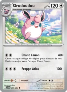 Carte Pokémon Grodoudou 077/094 — Flammes Fantasmagoriques