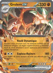 Carte Pokémon Grolem-ex 076/165 — 151