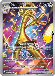 Carte Pokémon Gromago 142/128 du set 30e Anniversaire