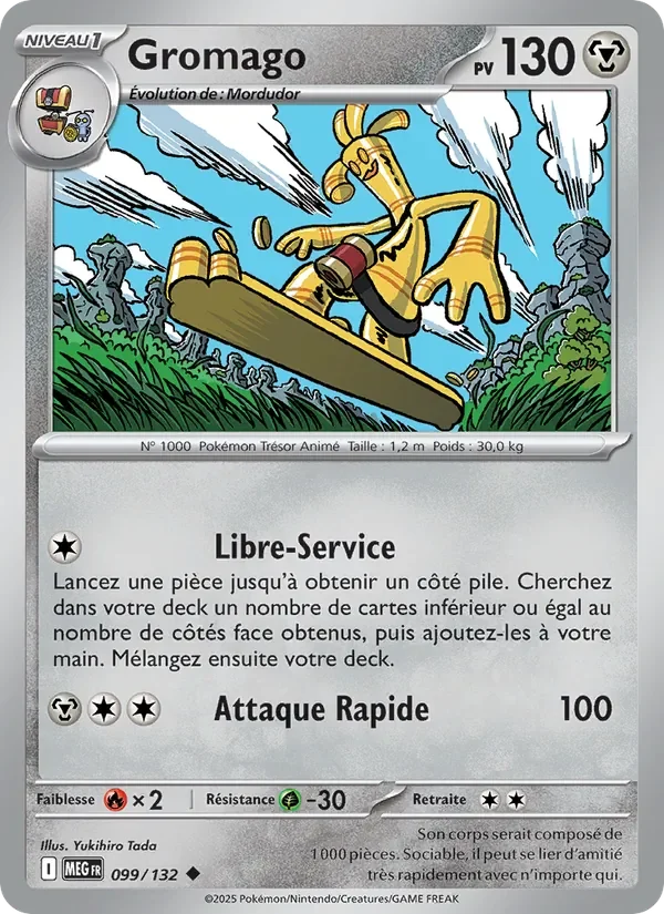 Carte Pokémon Gromago 099/132 — Méga-Évolution